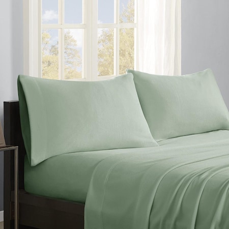 True North By Sleep Philosophy True North Micro Fleece Green Sheet Set - Twin XL SHET20-743